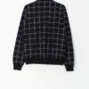 Vintage Carhartt Sports Jacket In Black With Purple And White Check Print Small 3