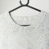 Vintage Hand Knitted Jumper With Marl Yarn In Grey Medium 2