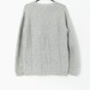 Vintage Hand Knitted Jumper With Marl Yarn In Grey Medium 3