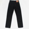 Vintage Levis 535 Jeans 27 X 29 Black Dark Wash Uk Made Y2k 3