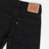 Vintage Levis 535 Jeans 27 X 29 Black Dark Wash Uk Made Y2k 4