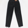 Vintage Levis 550 Womens Jeans 27 X 31 Black Dark Wash 90s 3
