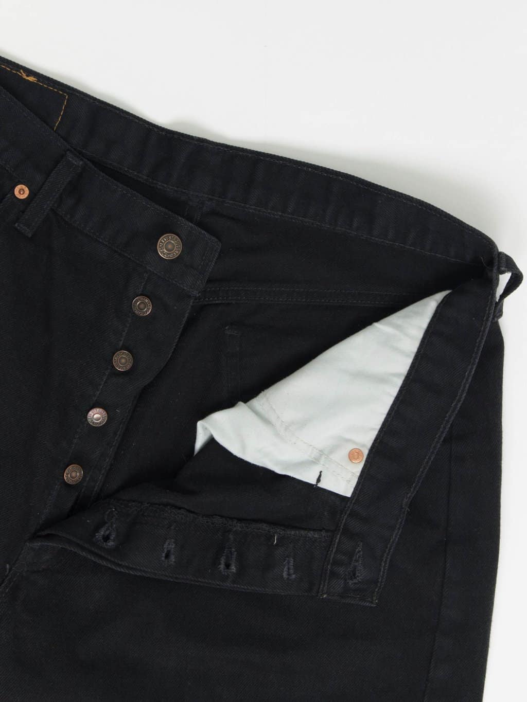 Vintage Levis 628 Jeans 36 X 29 Black Dark Wash Uk Made 90s Orange Tab 2