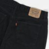Vintage Levis 628 Jeans 36 X 29 Black Dark Wash Uk Made 90s Orange Tab 4