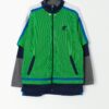 Vintage Lotto Training Jacket In Bright Green Medium Large