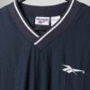 Vintage Reebok Windbreaker Pull Over In Navy Large Xl 2