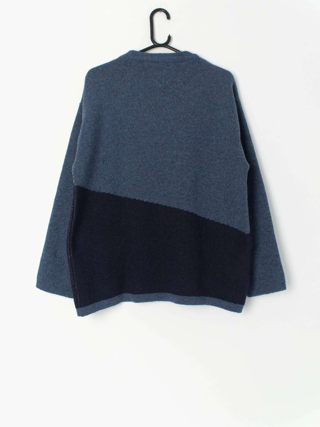 90s Looney Tunes Taz Ski Jumper In Blue Tones Medium 3