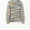 90s Vintage Handknitted Jumper With Multicoloured Stripes Medium 3