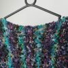 Funky Vintage Hand Knitted Jumper With Multicoloured Marl Wool Medium Large 2