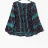 Funky Vintage Hand Knitted Jumper With Multicoloured Marl Wool Medium Large 3