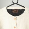 Vintage Alpaca Wool Cardigan With Abstract Pattern And Characters Large 2