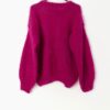 Vintage Hot Pink Mohair Jumper With Clown And Party Balloons Medium 3