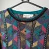 Vintage Purple Coogi Style Jumper Made In The Usa Large 2
