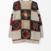 Vintage Spirit Of The Andes Alpaca Wool Sweater With Aztec Design Medium