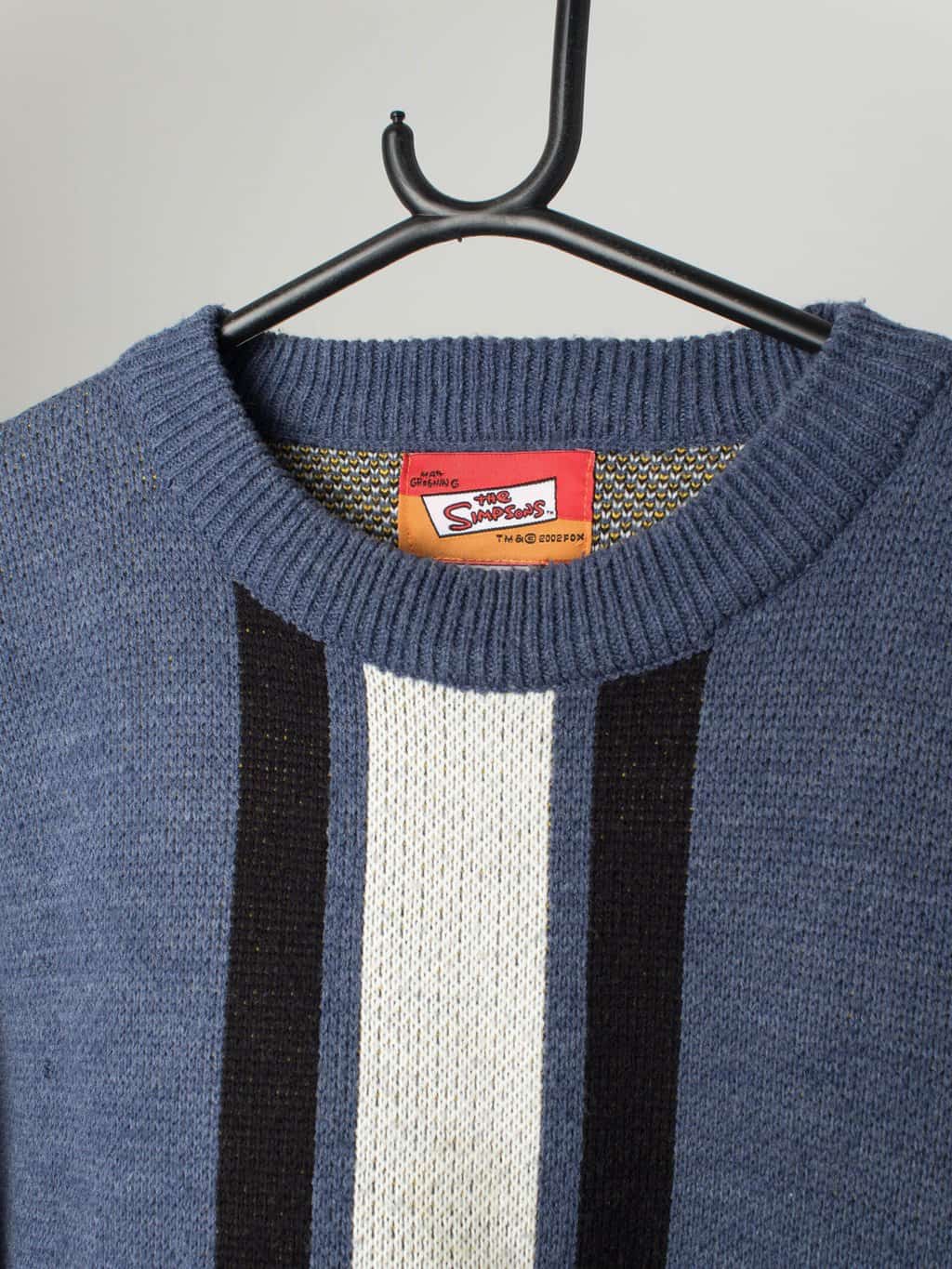 Vintage The Simpsons Ski Sweater With Bart Simpson Medium Large 2