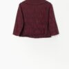 1960 Brocade Jacket In Wine Red And Black Medium Large 3