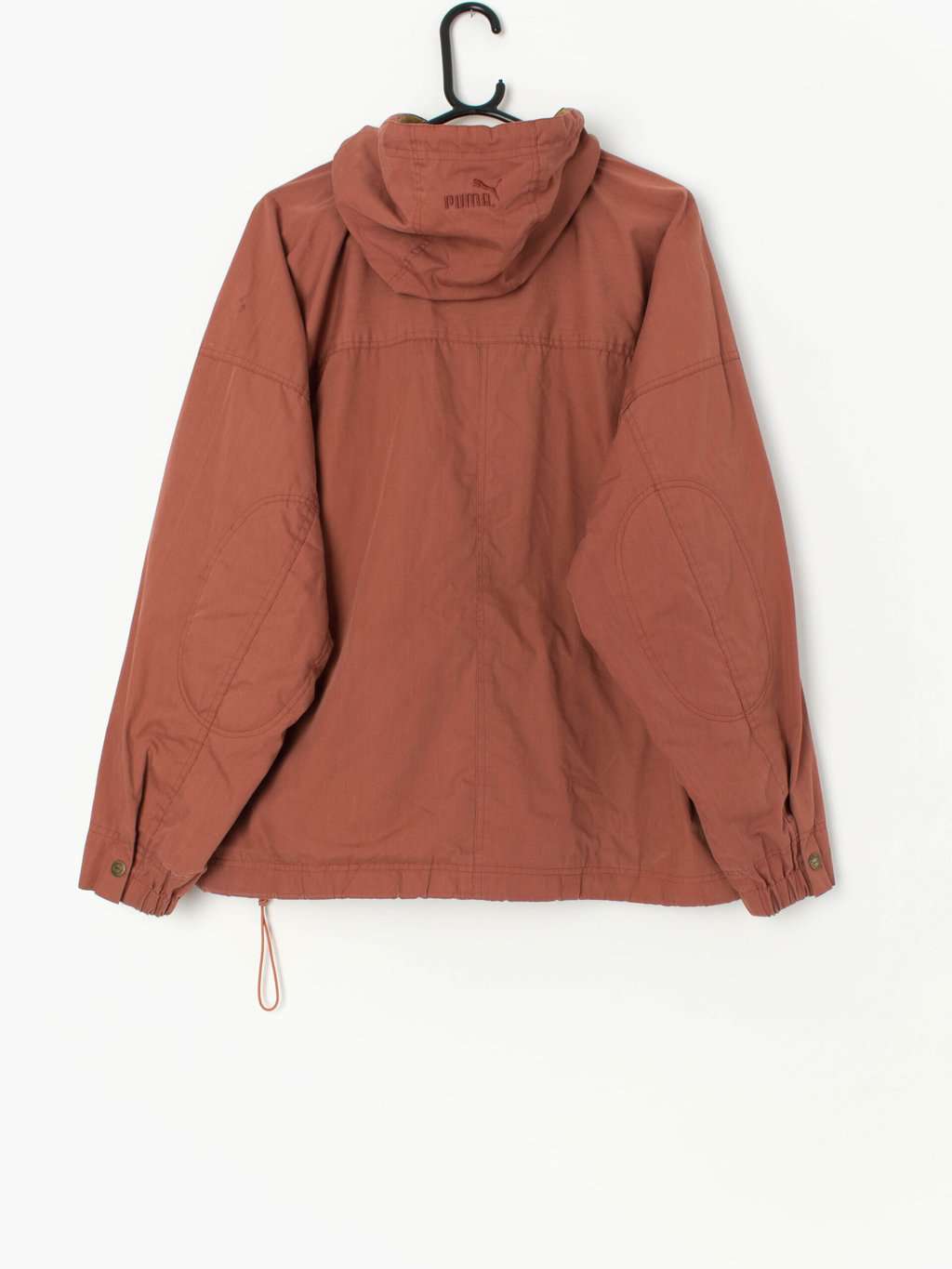 90s Men's Puma Pursuit outdoor Jacket in rust orange - Medium