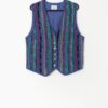 90s Vintage Coogi Style Knitted Waistcoat Vest Large