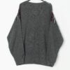 90s vintage Coogi style sweater in grey - XXL