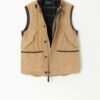 Mens Polo By Ralph Lauren Quilted Suede Gilet With Tartan Lining Medium 2