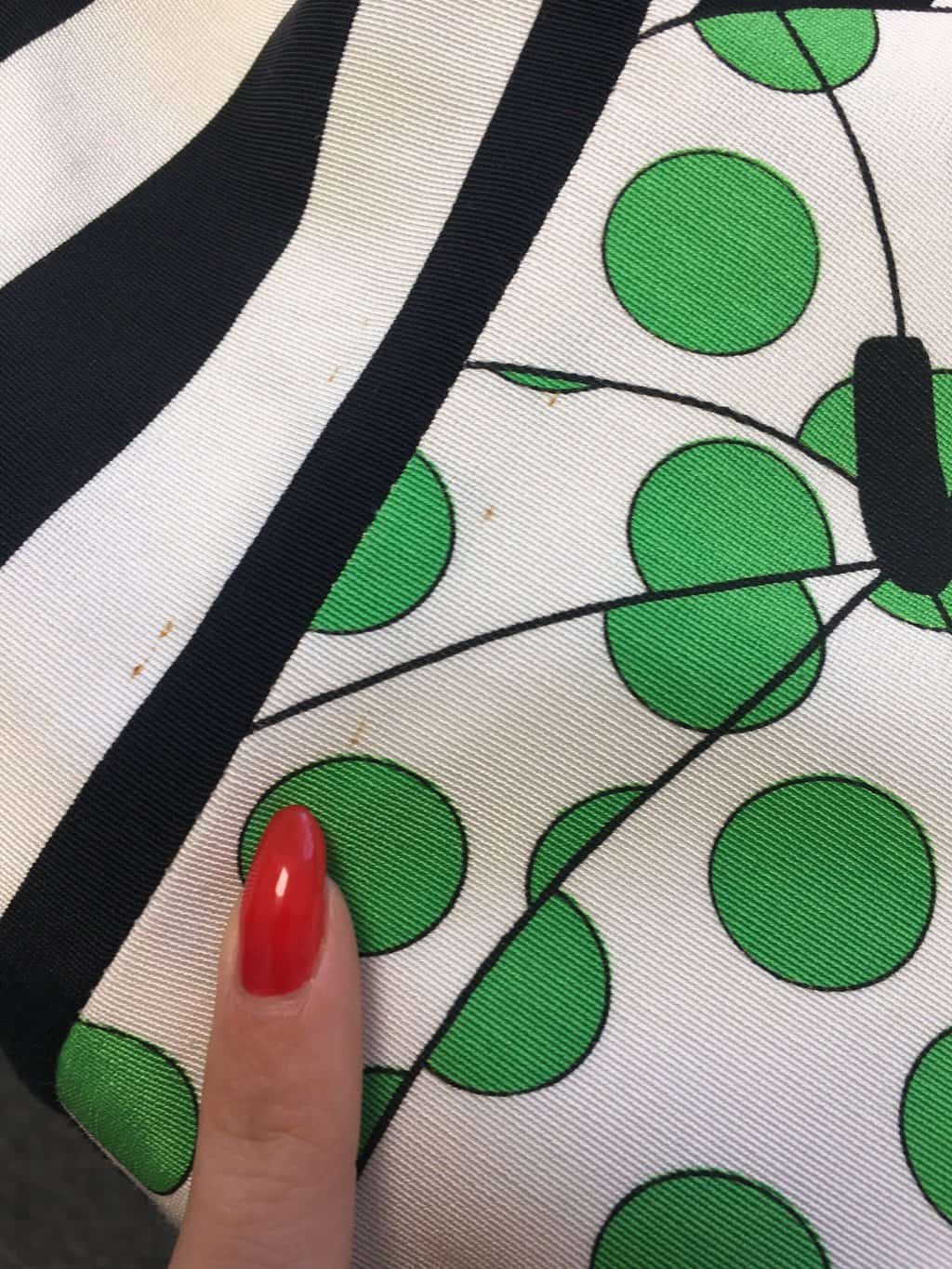 Vintage 80s Louis Feraud jacket with a vibrant umbrella design - Medium/Large