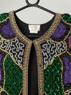 Vintage beaded sequin jacket by Tan-Chho Exclusive - Medium / Large