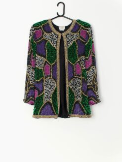 Vintage beaded sequin jacket by Tan-Chho Exclusive - Medium / Large