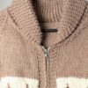 Vintage Cowichan Long Chunky Sweater Hand Knitted Large Xl 2