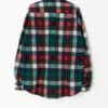 Vintage Fleece Plaid Over Shirt In Red Blue And Green Xl 3