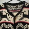 Vintage Handknitted Chunky Wool Cardigan With Doll And Horse Design Large Xl 2