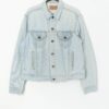 Vintage Levis pale denim jacket XL USA made red tab - XL