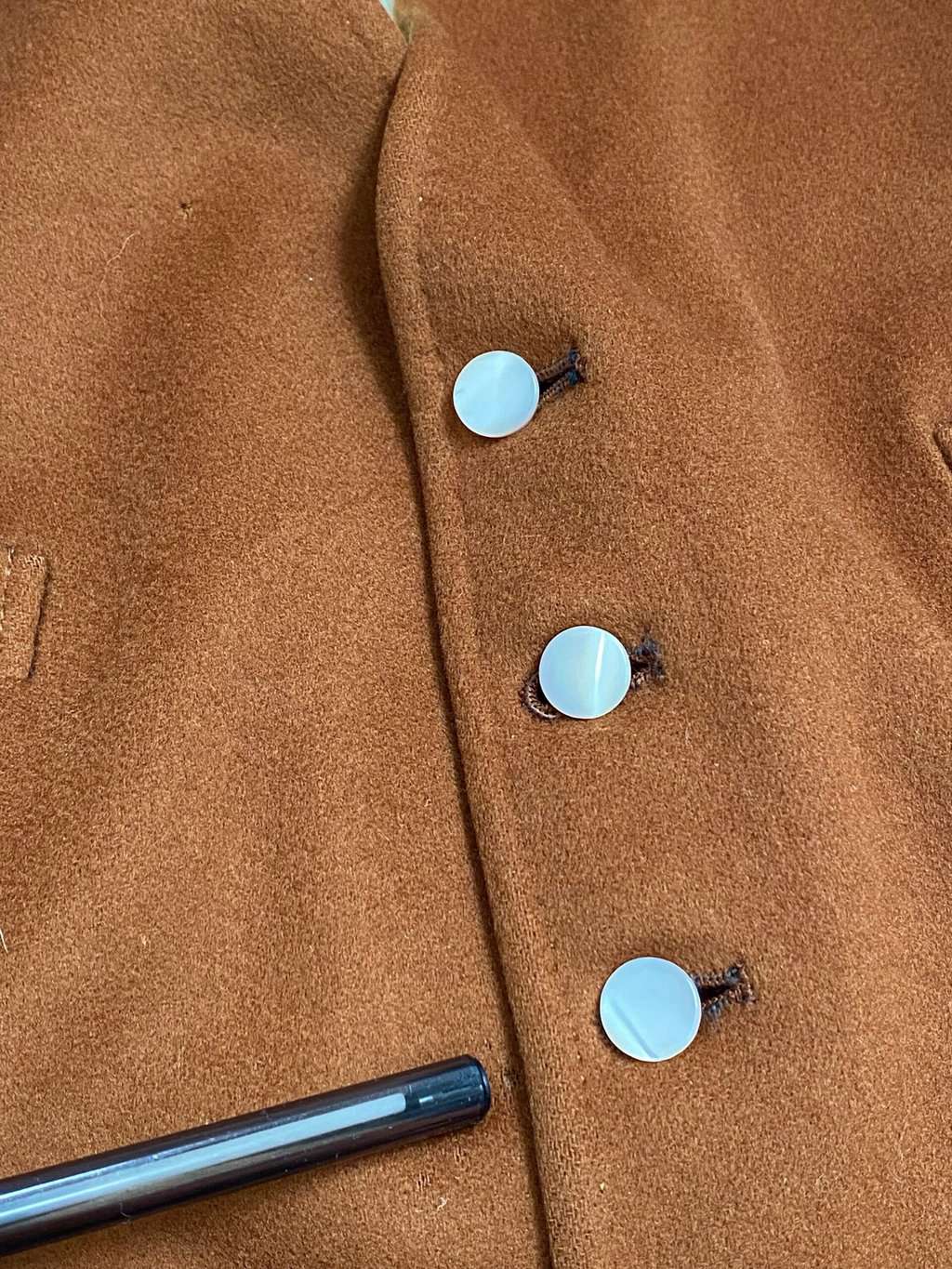 Vintage Mustard Doeskin Waistcoat Genuine West Of England Cloth Small Medium 10