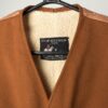 Vintage Mustard Doeskin Waistcoat Genuine West Of England Cloth Small Medium 2