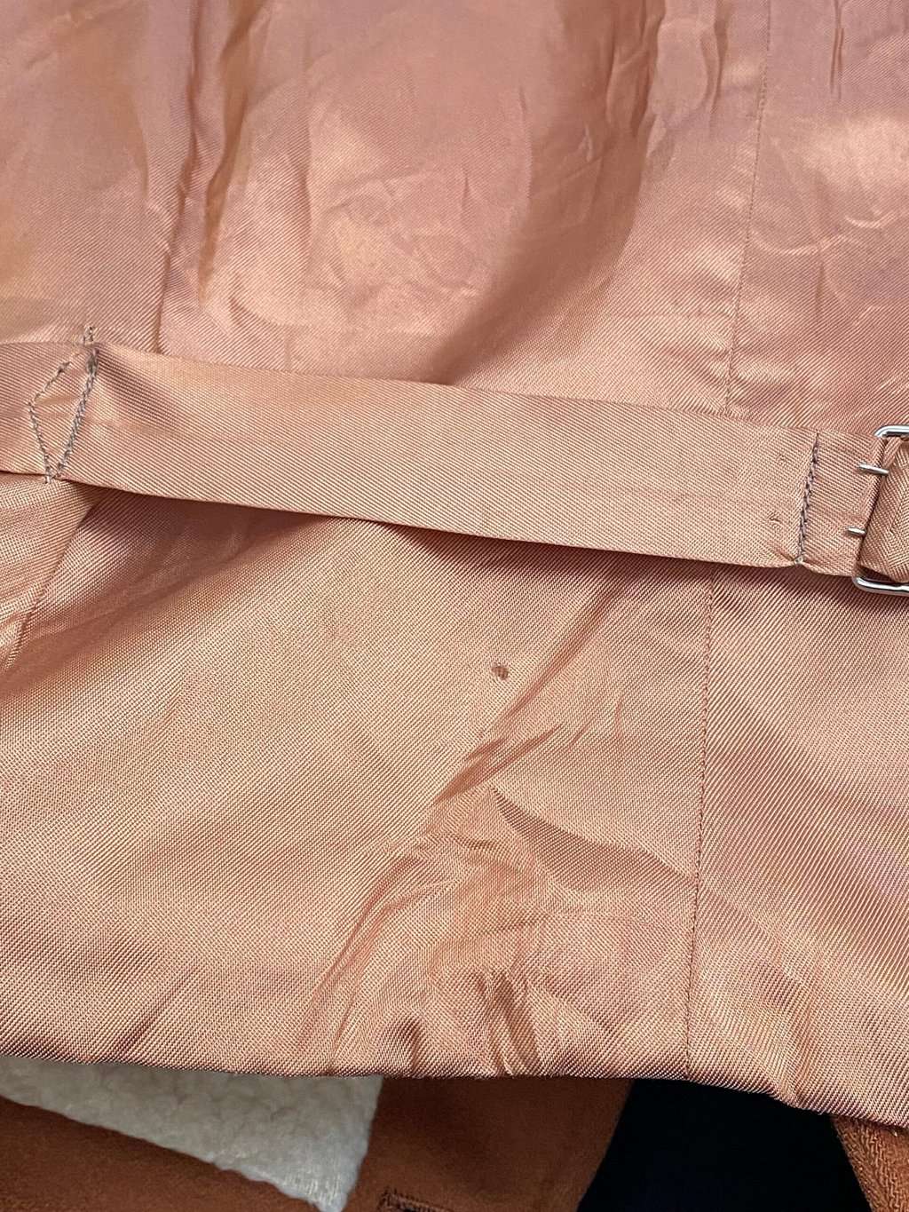 Vintage Mustard Doeskin Waistcoat Genuine West Of England Cloth Small Medium 6