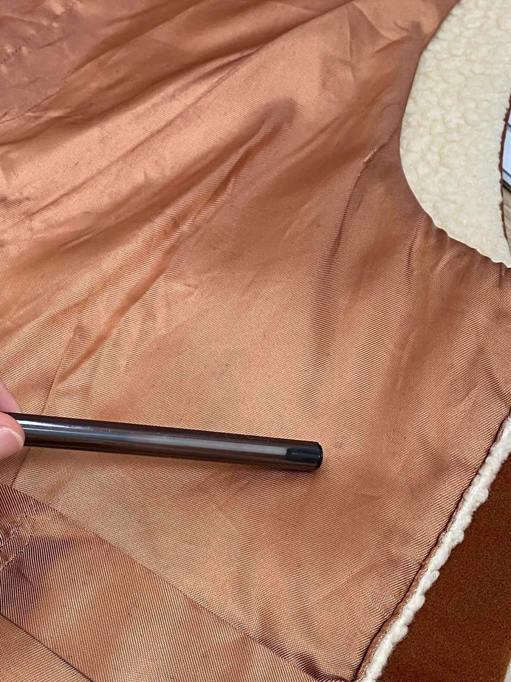 Vintage Mustard Doeskin Waistcoat Genuine West Of England Cloth Small Medium 7