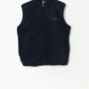 Vintage Navy Blue Reebok Fleece Body Warmer Medium