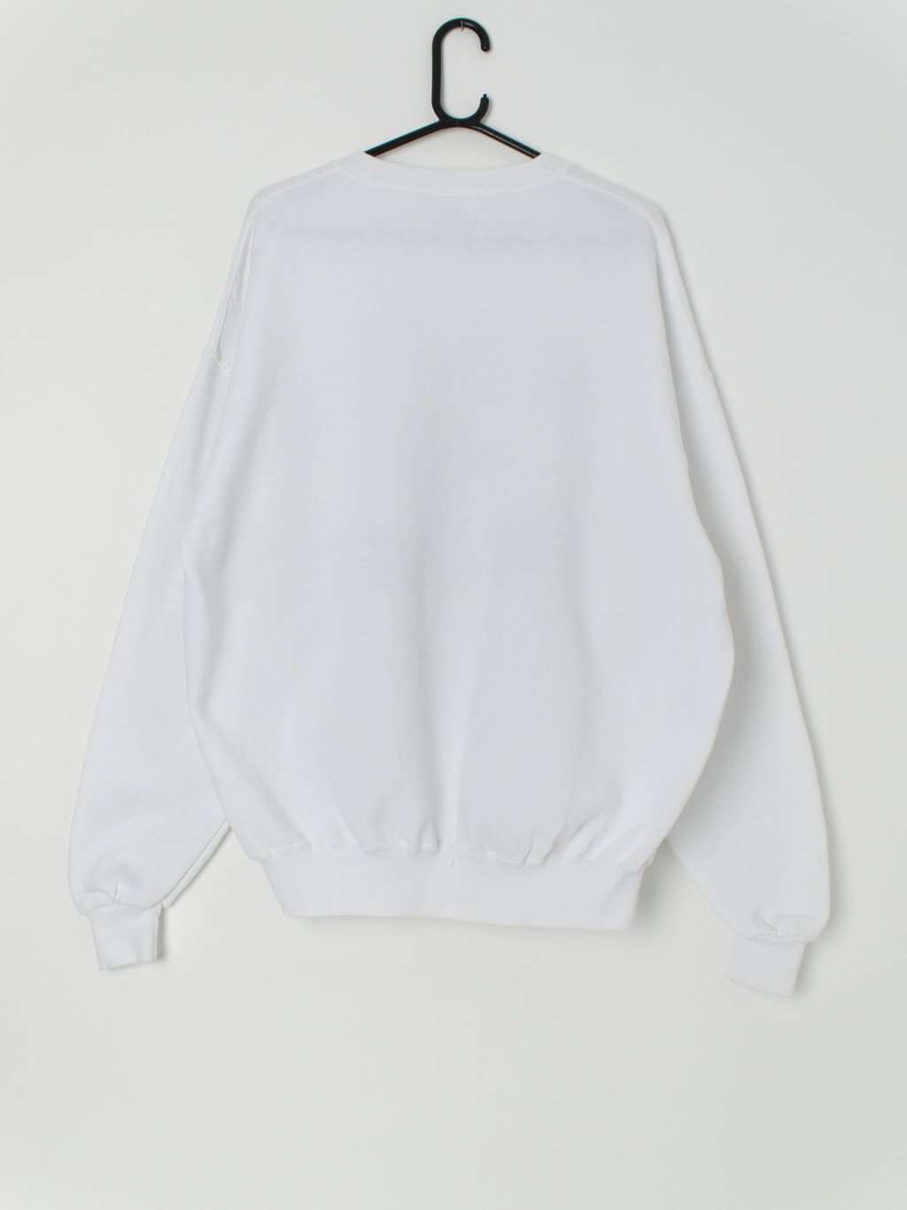 Vintage St. Louis Rams American Football white sweatshirt, made in USA - Large / XL