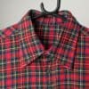 Vintage Tartan Flannel Shirt In Red Blue And Green Medium Large 2