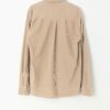 Vintage Thick Cord Shirt In Beige With Long Sleeves 90s Medium Large 3