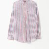 Vintage Tommy Hilfiger Shirt With Blue And Red Stripes Large