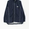 Vintage Umbro Navy Windbreaker Jacket In Navy Blue Small