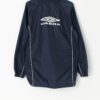 Vintage Umbro Navy Windbreaker Jacket In Navy Blue Small 3