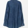 Vintage Wrangler Denim Western Shirt In Dark Blue 80s Xl 3