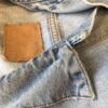 1980s Levis denim jacket XL stonewashed blue with a distressed look - XL