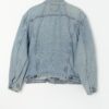 1980s Levis denim jacket XL stonewashed blue with a distressed look - XL