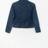 70s Wrangler denim jacket XS dark blue fitted jean jacket - Extra Small