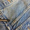 80s Levis trucker jacket M blue with detachable pins - Medium