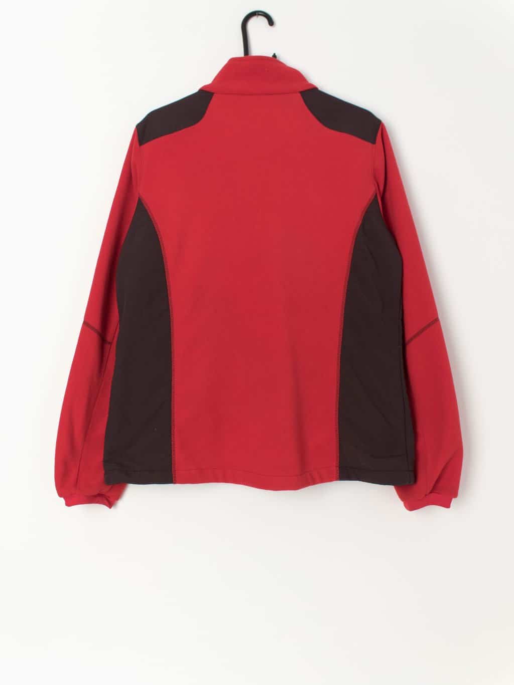 Vintage Puma fleece in red and dark grey - Large - Image 3