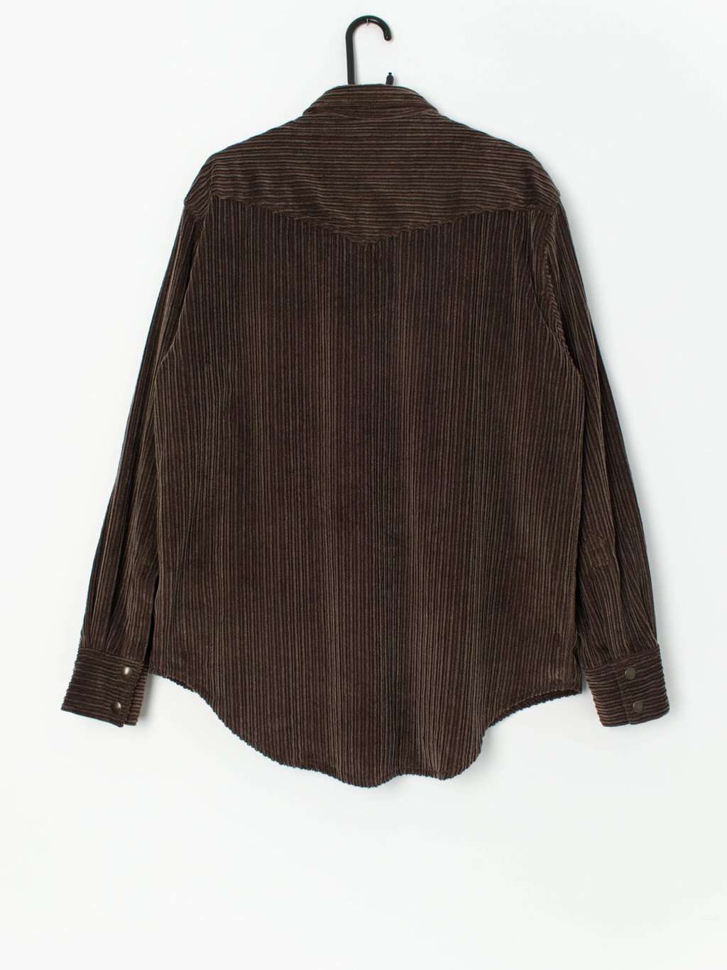 Vintage jumbo cord shirt in brown - Large / XL - Image 3