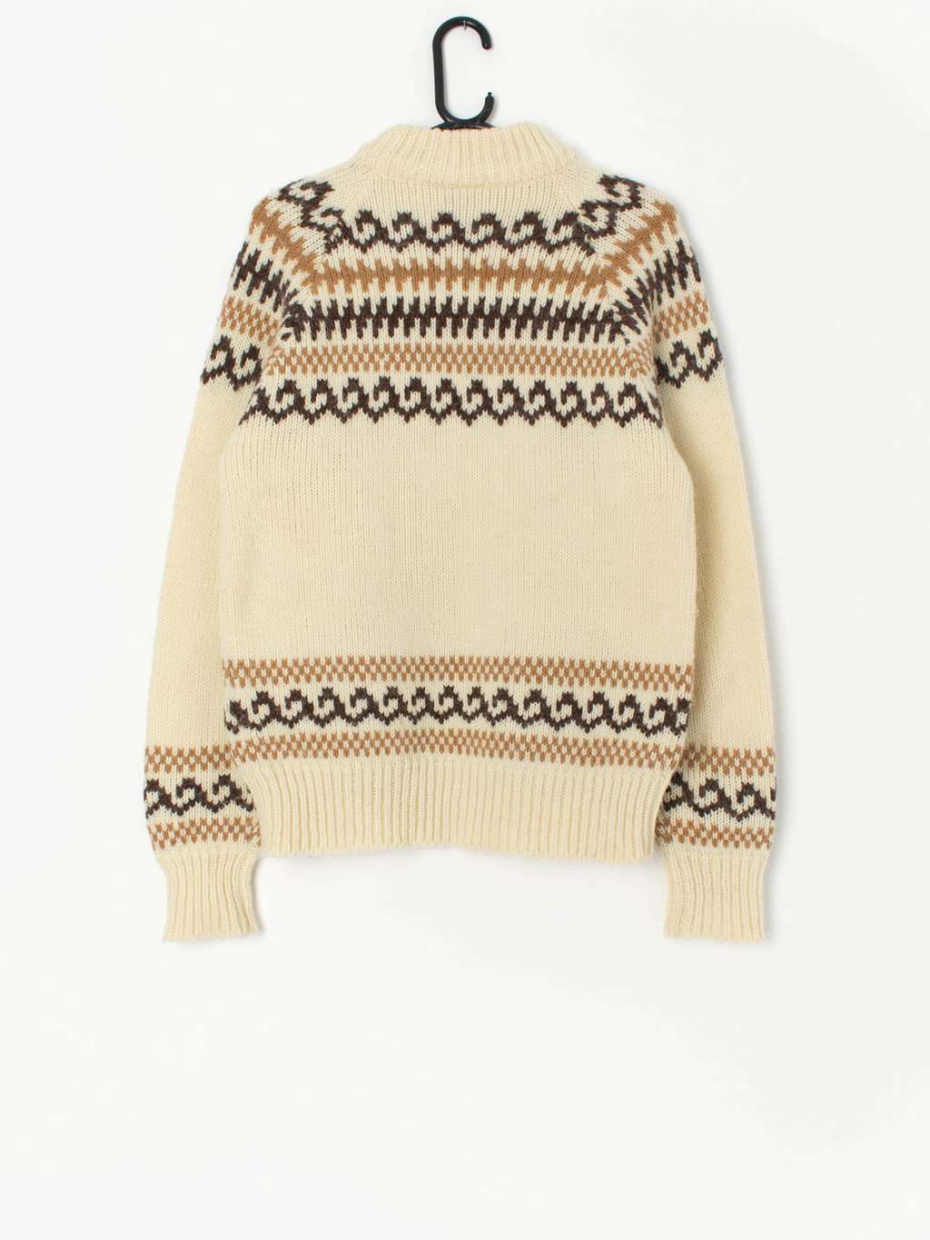 Vintage Icelandic style jumper - Small / Medium - Image 3